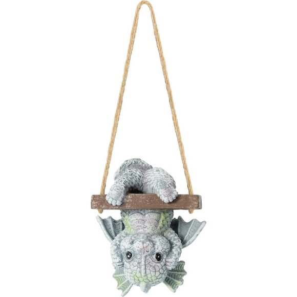 Gothic Resin Upside Down Dragon Unique Art Decor for New Year Party Decoration - Picture 3 of 6